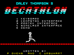 Daley Thompson's Decathlon (1984)(Ocean Software)